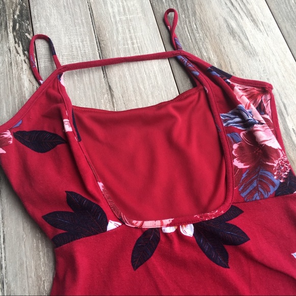 Charlotte Russe Floral Fitted Cut-Out Dress - Picture 4 of 5